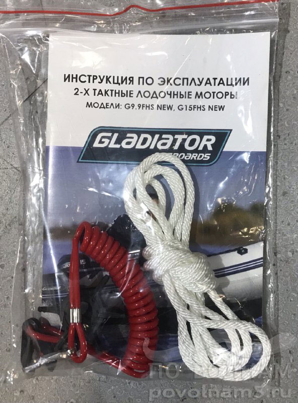 Лодочный мотор Gladiator G9.9 FHS