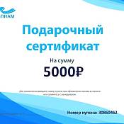 Подарочный сертификат По Волнам номинал 5000р.